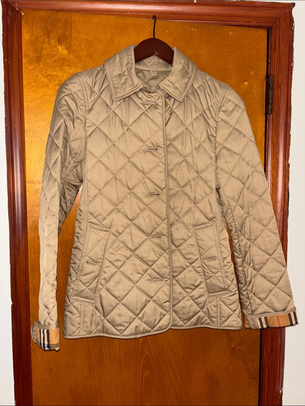 Quilted Beige Women’s Jacket